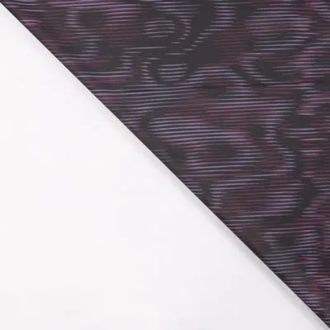 Multifunktionsjersey für Sportbekleidung / black-wave dusty lilac